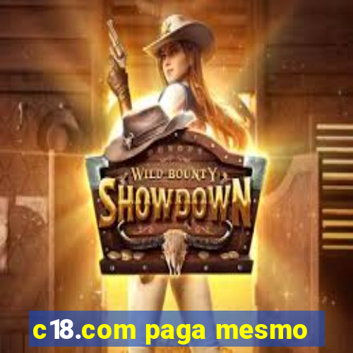 c18.com paga mesmo